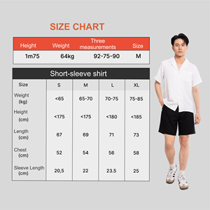เสื้อเชิ้ตผู้ชายแขนสั้นผ้าลินินคอตตอน คอจีน สีพื้น ระบายอากาศได้ดี ผ้าป๊อปลินสำหรับฤดูร้อน - Product Image 6