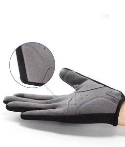 Gants de cyclisme personnalisés à doigts entiers pour le cyclisme en extérieur avec tissu anti-humidité et protection rembourrée – Vente en gros - Product Image 2