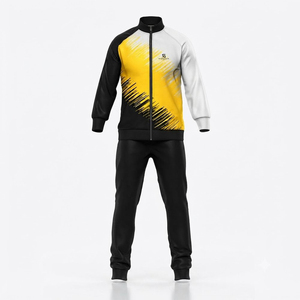 Custom <b>Men</b> Tracksuit Set <b>Polyester</b> Sublimation Printed Training Sportswear Breathable <b>Joggers</b> OEM Private Label Supplier 2026 - Product Image 1