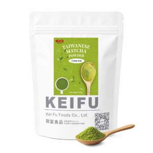ผงชาเขียวมัทฉะไต้หวัน KEIFU 500 กรัม ได้รับการรับรองฮาลาล/HACCP สำหรับท็อปปิ้งชานมไข่มุก - Product Image 1