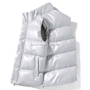 Ultra Lightweight Quilted Puffer <b>Vest</b> for Men <b>Women</b> Windproof Sleeveless Soft Filling Winter Body Warmer Formal Outdoor Warmth - Product Image 2