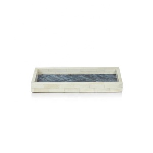 Direct Factory Price Artizon Studio Modern Luxury High Quality Indian Handmade Durable MDF Wood Resin Inlay Sustainable New Tray - Product Image 1