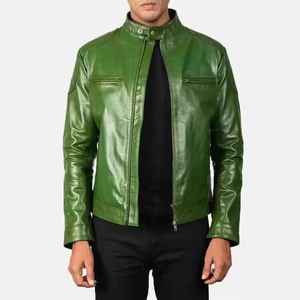 Chaqueta de Cuero con Cuello Alto, Diseño Moderno, Unisex, para Carreras, de Cuero Recubierto, Cómoda y de Primera Calidad, Venta al Por Mayor 2026 - Product Image 1