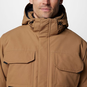 เสื้อโค้ทขนเป็ดผู้ชายสำหรับฤดูหนาว ขายตรงจากโรงงาน ปิดซิป มีกระเป๋า แขนยาวเต็มตัว - Product Image 5