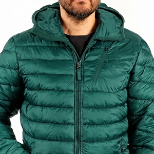 Veste matelassée à capuche pour homme, personnalisable, chaude, imperméable, pour l'hiver, vente en gros, OEM, ODM - Product Image 3
