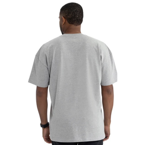 Camiseta de algodón grueso para hombre, cuello redondo, manga corta, lisa, duradera, para uso diario, ropa de trabajo y promocional. - Product Image 2