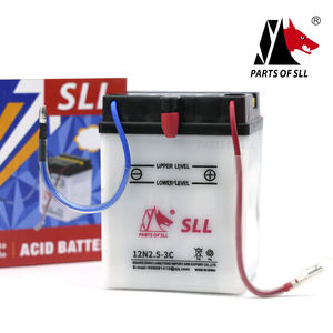 SLLオートバイアクセサリーと部品、高品質オートバイ鉛酸バッテリー12N2.5-3C、さまざまなモデルの電池卸売 - Product Image 3