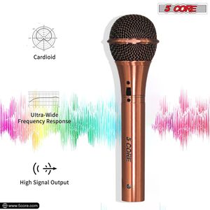 Microphone vocal dynamique professionnel pour chanter karaoké néodyme cardioïde unidirectionnel micro portable en acier Grille en métal - Product Image 5