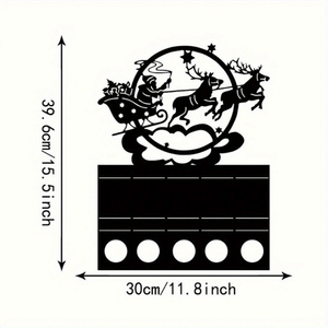 CIFbuy Portacandele Vintage in Ferro a Forma di Renna per Decorazioni Natalizie da Tavolo e Caminetto, per Servizio di Ritiro TikTok per Temu - Product Image 4