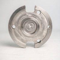 Disque à bride circulaire en acier inoxydable traité en surface, personnalisable, usiné CNC de haute précision, avec fentes, par AMT VINA
