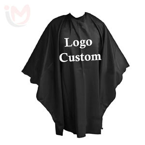 Capa de Barbero Profesional de Poliéster Pongee Resistente al Agua y a las Manchas, Delantal de Salón para Cortar el Cabello y la Barba - Product Image 4