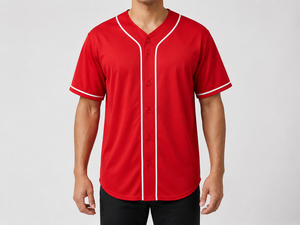 Uniforme Deportivo Personalizado de Poliéster con Botones, Ligero, Cómodo, con Logotipo Sublimado en la Parte Delantera y Trasera - Product Image 5