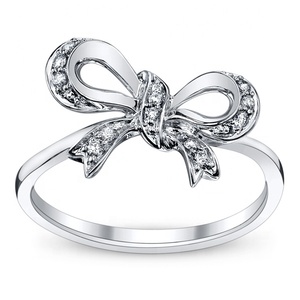 Anillos de diamantes naturales del fabricante en oro de 14KT y 18kt para bodas y compromisos - Product Image 2