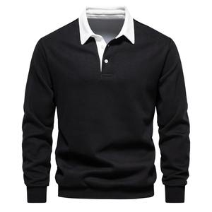 Nouveaux Sweat-shirts à Col Polo pour Hommes, Design Mode Automne 2026, Vêtements Casual et de Soirée, Sweat-shirts en Coton de Qualité pour Hommes - Product Image 2