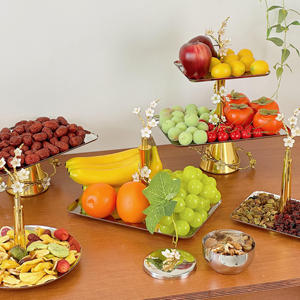 Premium Stainless Steel Tabletop Paper Towel Organizer Featuring Decorative Golden Floral Stem <b>Weighted</b> <b>Ball</b> For Table - Product Image 6