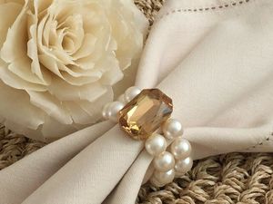 <b>Bamboo</b> Napkin Rings Circle Shape 4.5cm Width Bohemian Eco-Friendly <b>Table</b> Decoration Accessory - Product Image 3