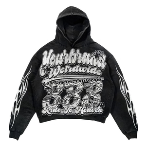 Ensemble de survêtement urbain pour homme à capuche, logo personnalisé, coupe classique, 100 % coton, tailles US S/M/L/XL, prix abordable, personnalisation OEM - Product Image 3