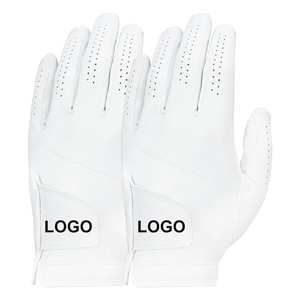 Guante de Golf de Piel de Oveja para Mano Izquierda, de Alta Calidad, con Logotipo Personalizado, Suave, Transpirable, con Correa de Muñeca Ajustable y Cierre de Gancho y Bucle para Hombre - Product Image 1