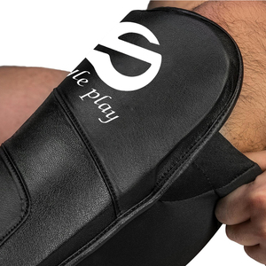 Nouveauté : Protège-tibias en cuir de haute qualité, légers, pour entraînement de boxe, pour adultes - Product Image 3