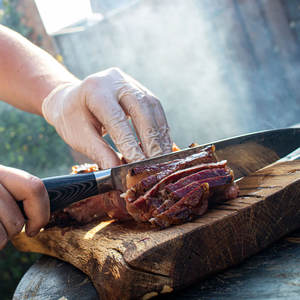 Cuchillo de Cocina Artesanal de Acero de Damasco para Carne, Verduras, Frutas y Tareas Diarias de Cocina - Product Image 3