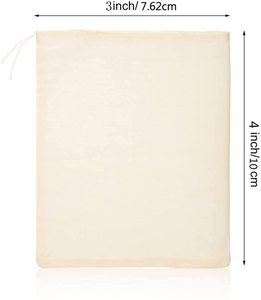 Disposable Non-woven Mini <b>Tea</b> Strainers 100pcs with Drawstring for Loose Leaf <b>Tea</b> <b>Infusers</b> Modern Style - Product Image 3