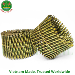 Clous en bobine pour palettes 2,87x70mm, tailles personnalisées, pour pistolet pneumatique avec tige à vis, fabriqués au Vietnam |   Clavo en rouleau - Product Image 1