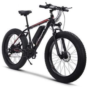 Vélo électrique avec moteur sans balais 250W, cadre en acier, roues de 26 pouces, 21 vitesses, freins à disque, batterie au lithium, léger, pour adultes, montagne - Product Image 1