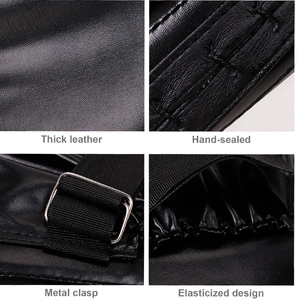 แผ่นรองมือสำหรับชกมวยไทยและมวยสากล - หนังวัวแท้ ป้องกันได้ดีและทนทาน - Product Image 2