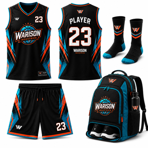 Custom Sublimated Basketball Uniform Set Men Sports Jersey Shorts Team Basketball Kit Training Basketball Uniform Kit - Product Image 5