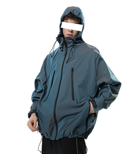 <b>men</b> techwear <b>jacket</b> with adjustable features for comfort and fit <b>mens</b> techwear <b>jacket</b> with breathable structure for active wear - Product Image 4