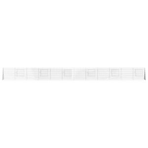 Jaula para Pollos de Acero Galvanizado 255.91 X 21.65 X 21.65 Pulgadas, Jaula para Animales Plateada 255.91 X 21.65 X 21.65 Pulgadas - Product Image 6