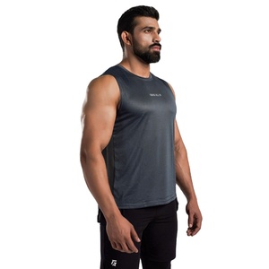Camisetas sin Mangas Personalizadas para Hombre, Tejidas en 100% Algodón, de Secado Rápido, para Entrenamiento y Running al Aire Libre en Verano, Cómodas y Transpirables - Product Image 2