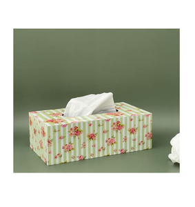 Caja de pañuelos de madera de mango con impresión en esmalte premium para oficina, hogar y hotel al precio más bajo. - Product Image 2