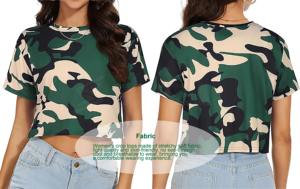 T-shirts courts d'été grande taille pour femmes, à manches courtes et col rond, coupe ample, décontractés, avec pompons et broderies - Product Image 4