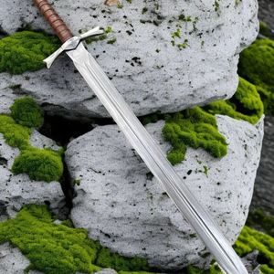 Réplique d'épée fantastique sur mesure, épée médiévale en acier inoxydable, épée décorative pour collection, exposition, cosplay et décoration - Product Image 4