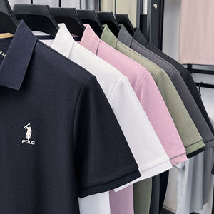 Chemises Polo Homme en Coton Piqué à Manches Courtes – Décontractées, Professionnelles, Respirantes, Classiques, avec Logo Brodé Personnalisé – Vente en Gros, OEM, ODM - Product Image 2