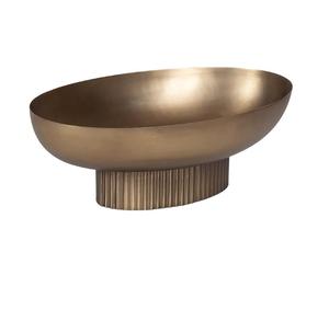 Bol décoratif rond en laiton massif, style antique, pour fruits et chocolats, avec support, élégant, pour la cuisine, très demandé. - Product Image 1