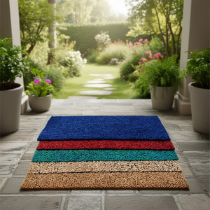 Tapis de sol antidérapant CushEase Eco 16x24 pouces, motif de bienvenue, en polyester, pour la maison et l'hôtel, pour les portes de salle de bain - Product Image 1