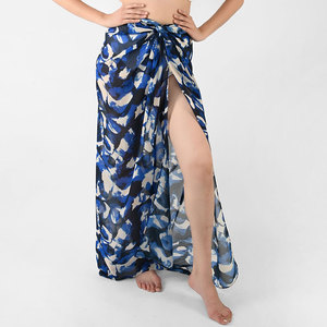 Prix de gros pour sarong de plage pour femmes, design OEM, logo personnalisé imprimé, sarong de plage pour femmes en vente - Product Image 2