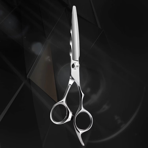 Japanese Stainless Steel Beauty Hair Cutting <b>Scissors</b> Extremely Sharp <b>Left</b>-<b>Handed</b> Offset Design for Professional Barbers - Product Image 2