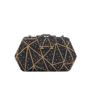 Black P24202 Fancy Evening <b>Bag</b> Clutch - Product Image 1