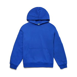 เสื้อสเวตเชิ้ตมีฮู้ดสีน้ำเงินรอยัลสำหรับผู้ชาย ทรงปกติ ผ้าฝ้ายฟลีซ สวมใส่สบาย มีกระเป๋าหน้า เหมาะสำหรับใส่ในฤดูใบไม้ร่วง - Product Image 1