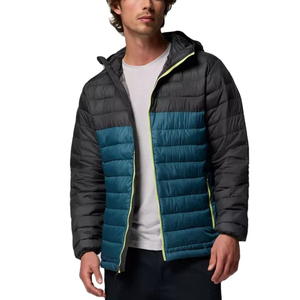 Veste matelassée légère pour homme, chaude, à capuche, entièrement zippée, pour l'hiver, décontractée, pour l'extérieur, résistante à l'eau, fabrication OEM ODM personnalisée - Product Image 1