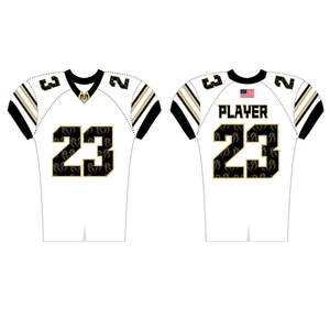 กางเกงฟุตบอลอเมริกันแบบสั่งทำพิเศษ พิมพ์ลายแบบ Sublimation คุณภาพพรีเมียม ผลิตจากโพลีเอสเตอร์ 100% เอวยางยืด แห้งเร็ว ปรับแต่งได้ - Product Image 5