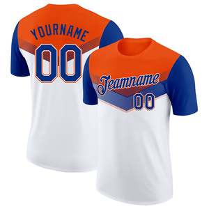 Camiseta Deportiva Personalizada con Bloques de Color, Diseño Atlético, Nombre y Número del Jugador, Fabricante y Proveedor de Ropa Deportiva para Equipos - Product Image 1