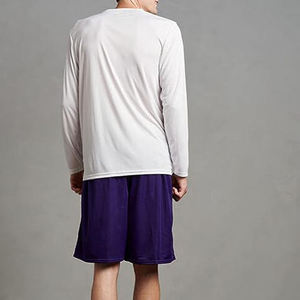 Shorts de basketball en toile 100 % maille, personnalisables, à double ligne, taille élastique, respirants, avec logo frontal – Nouveauté très demandée - Product Image 1