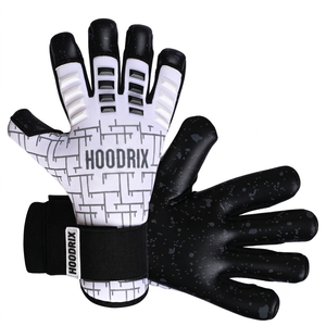 Gants d'entraînement Série Académie : Latex robuste 4 mm, Coupe plate, Soutien des doigts, Sangle élastique, Équipement de football OEM personnalisé en gros - Product Image 6