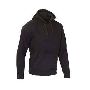 Sudadera con Capucha de Forro Polar para Hombre, Negra, de Invierno, Talla Grande, con Logotipo Bordado, Venta al Por Mayor - Product Image 2