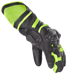 Gants de moto de course sur mesure à doigts complets, coupe-vent, respirants, légers, compatibles écran tactile, en cuir PU, pour le cyclisme sportif - Product Image 5