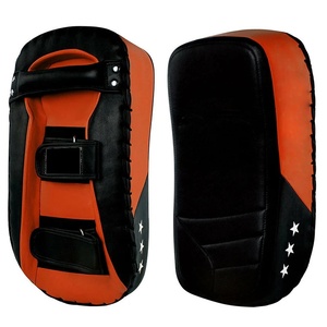 Professional Boxing Target Pads PU Material Durable <b>Kick</b> <b>Shields</b> for Training Black and Gold Design All Seasons Use - Product Image 2